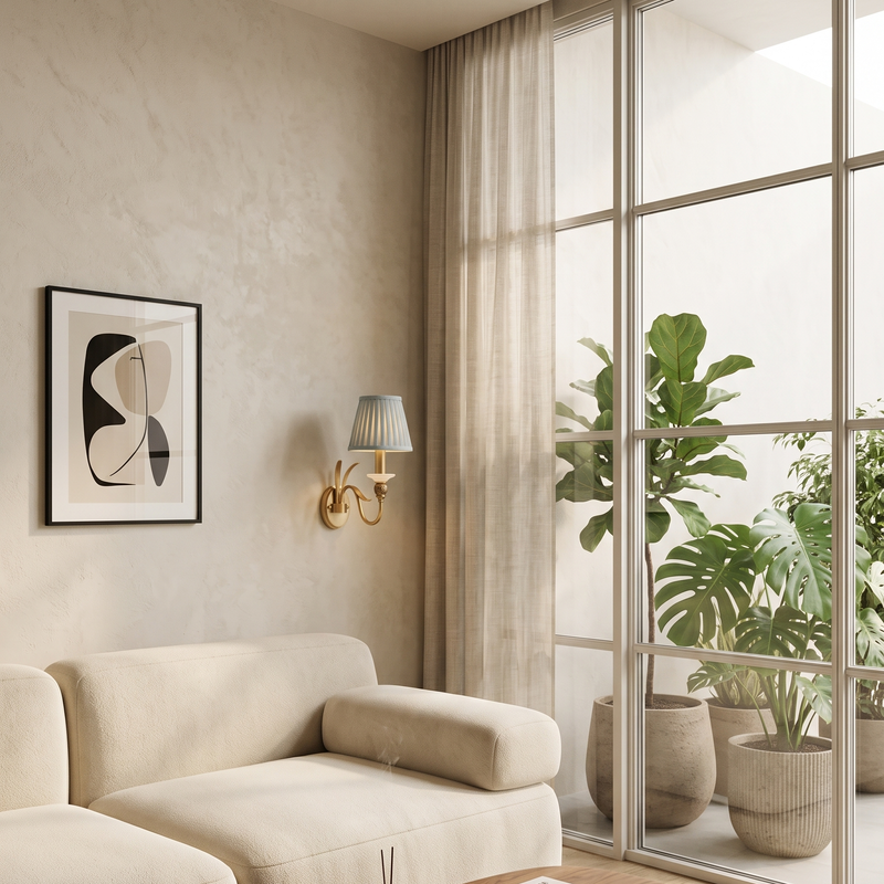 Asmora Brass Wall Lamp