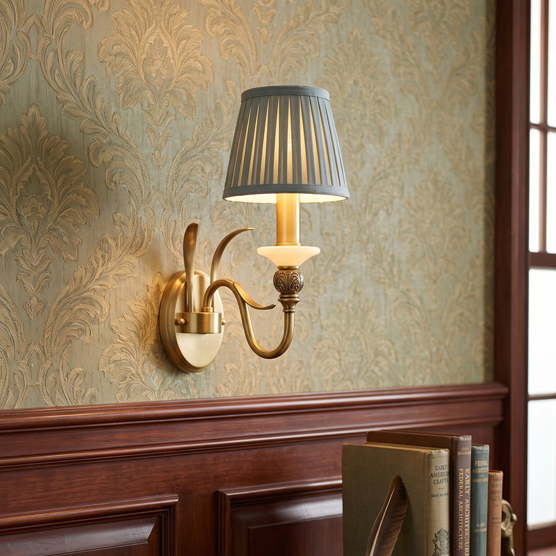 Asmora Brass Wall Lamp
