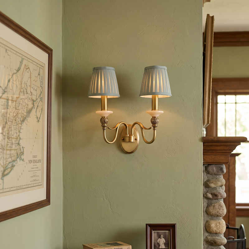 Asmora Brass Wall Lamp