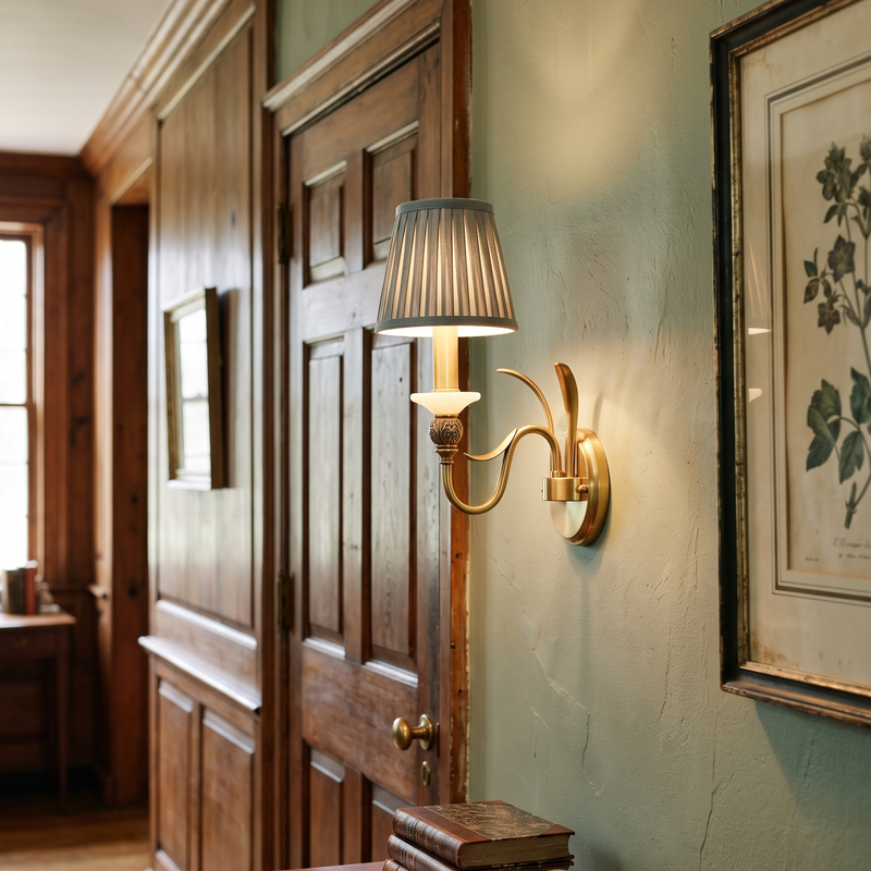 Asmora Brass Wall Lamp