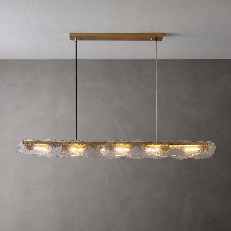 Auden Glass Linear Chandelier – detail 24