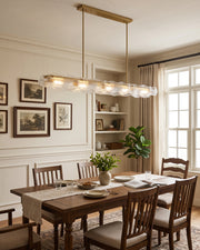 Auden Glass Linear Chandelier – detail 17