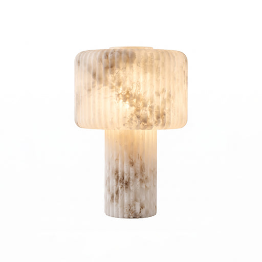 Aurelius Fluted Alabaster Table Lamp