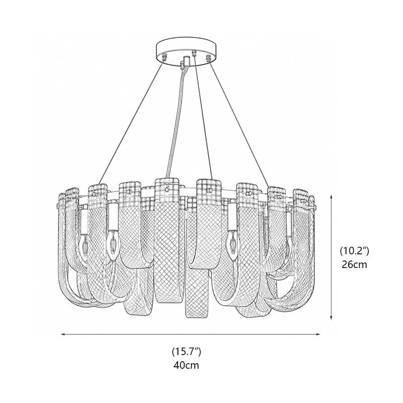 Aurelius Glass Chandelier