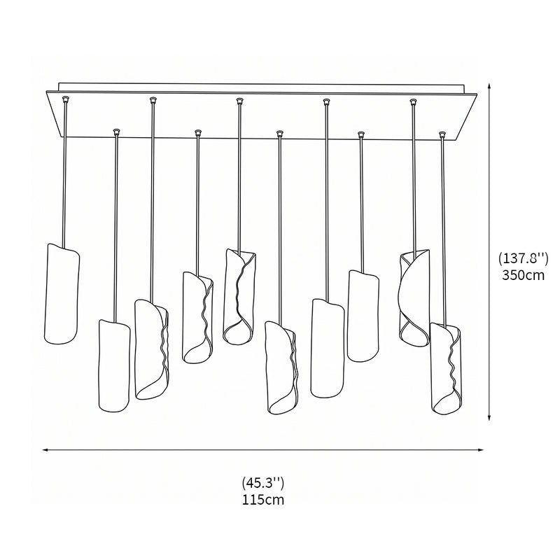Avalanche Cascade Chandelier