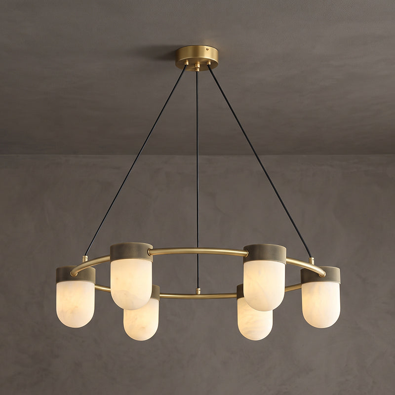 Ezra Organische Glazen Hanglamp