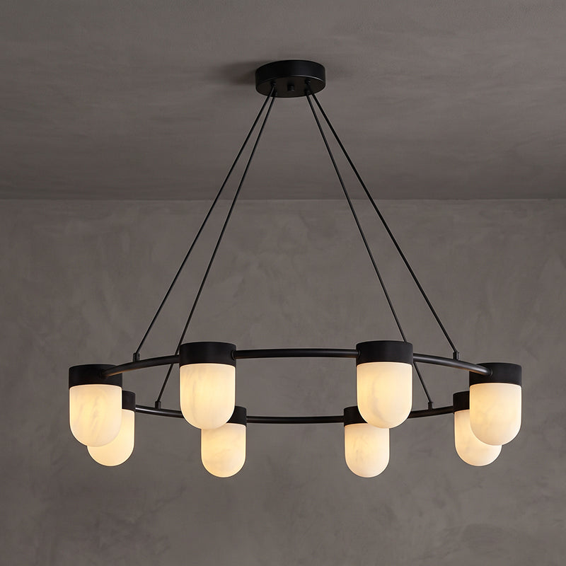 Ezra Organische Glazen Hanglamp