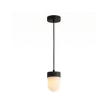 Lampada a sospensione Ezra in vetro organico
