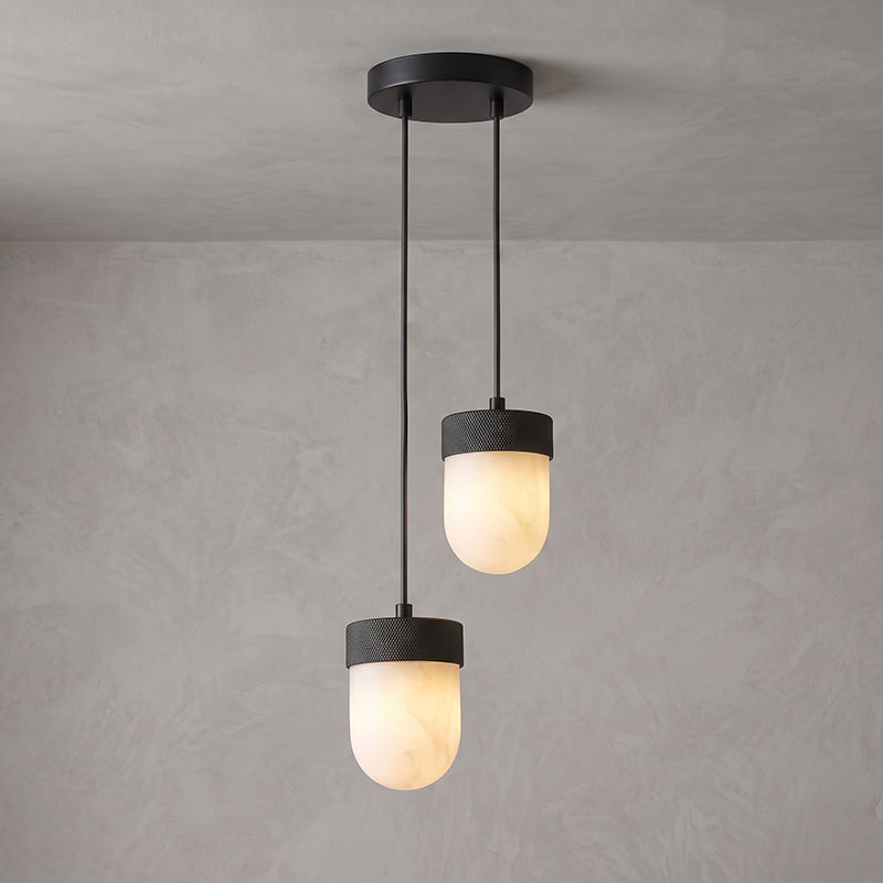 Ezra Organische Glazen Hanglamp
