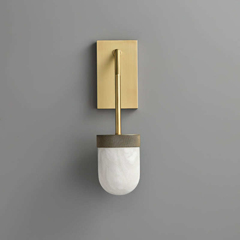 Barrett Capsule Alabaster Wall Sconce