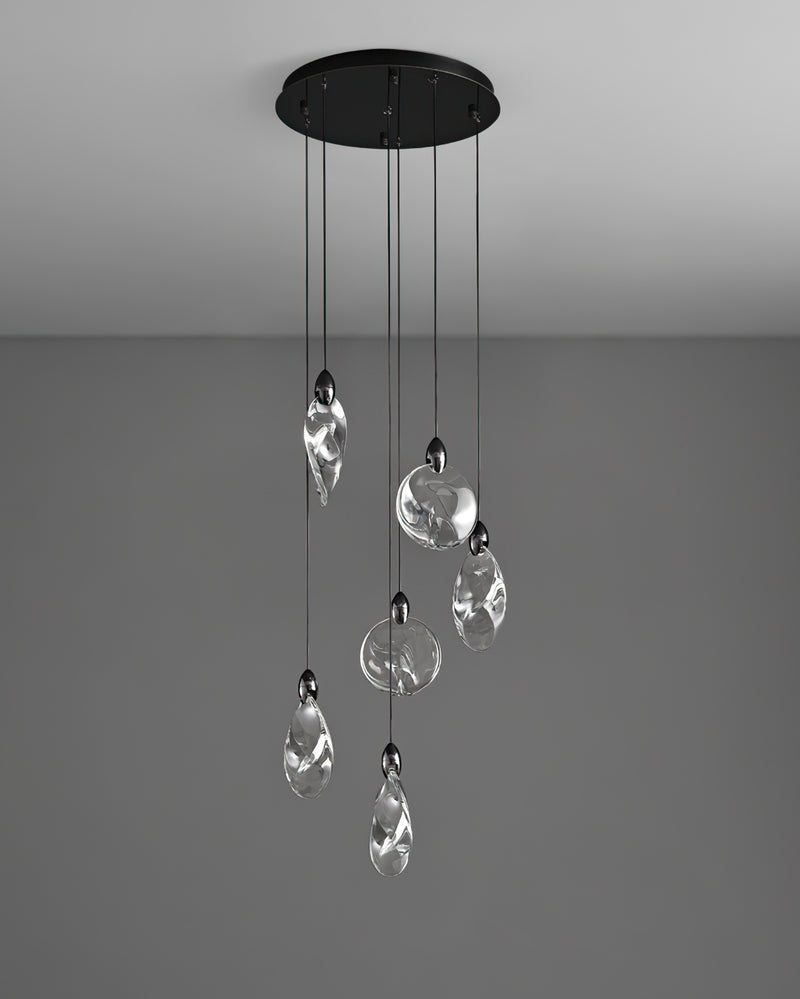 Ezra Organische Glazen Hanglamp