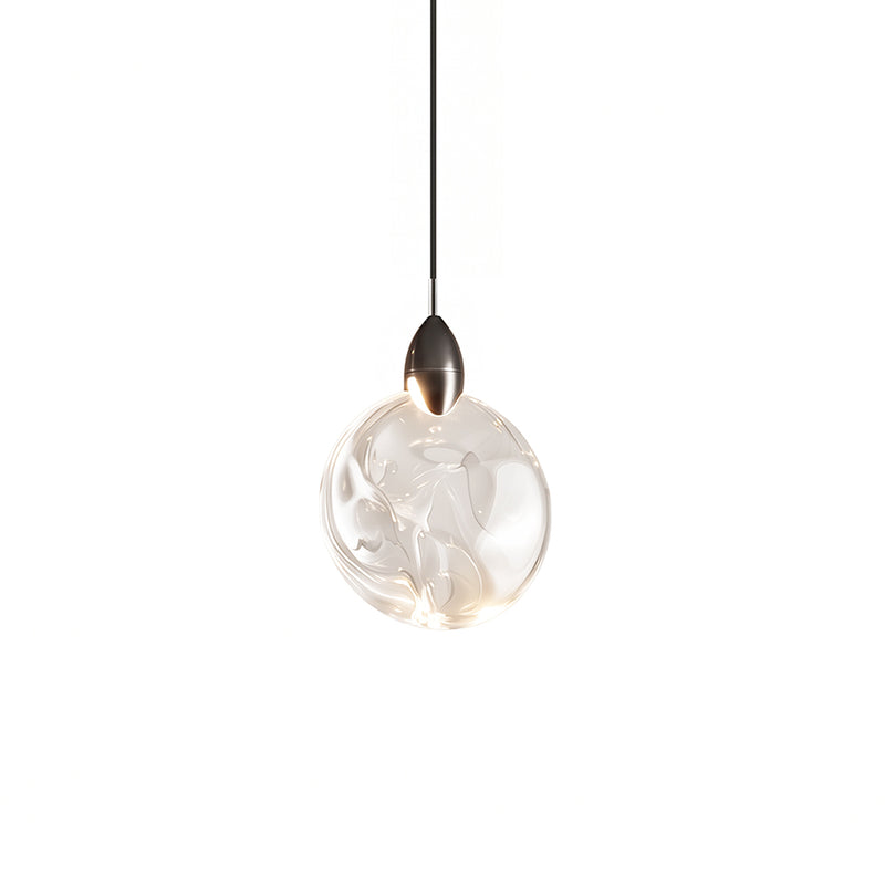 Ezra Organische Glazen Hanglamp