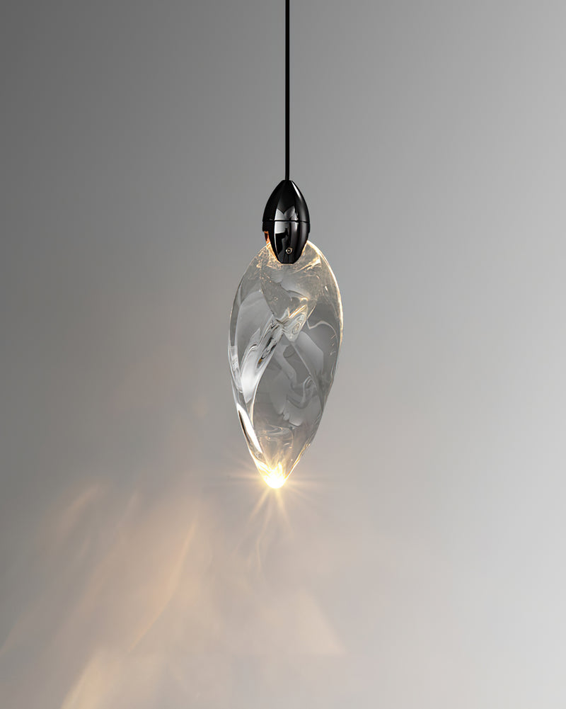 Ezra Organische Glazen Hanglamp