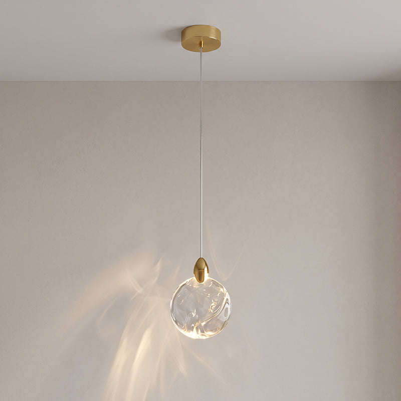Ezra Organische Glazen Hanglamp