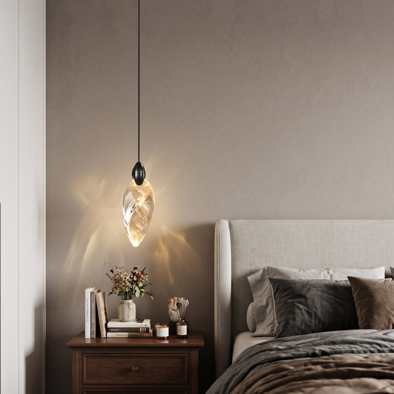 Ezra Organische Glazen Hanglamp