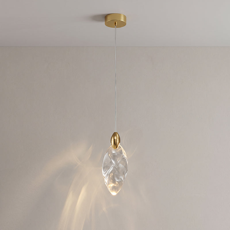 Ezra Organische Glazen Hanglamp