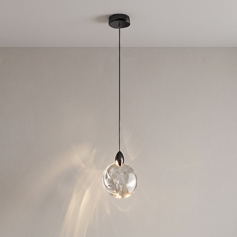 Ezra Organische Glazen Hanglamp
