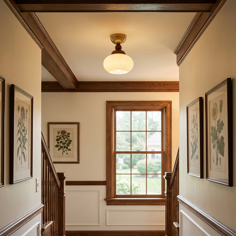 Bauhaus Opal Ceiling Mount