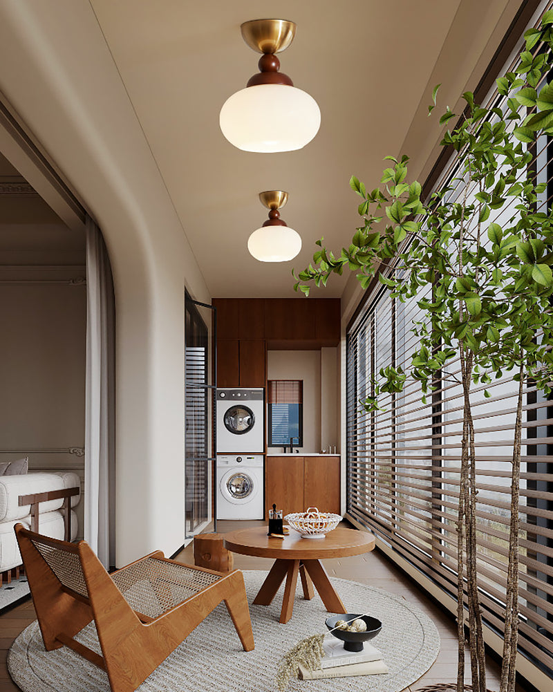 Bauhaus Opal Ceiling Mount
