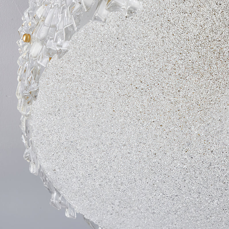 Bianca Glass Semi-Flush Mount Ceiling Light