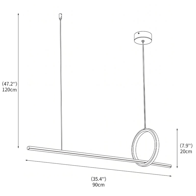 Blyne Linear Pendant Light