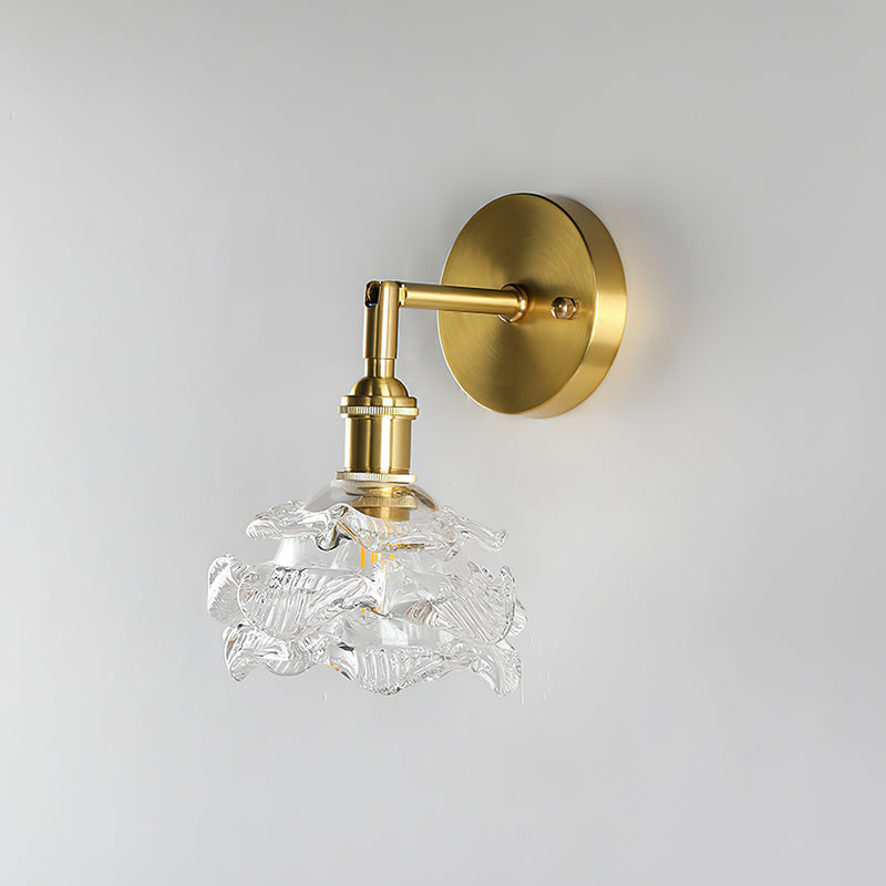 Brette Sculptured Glass Sconce