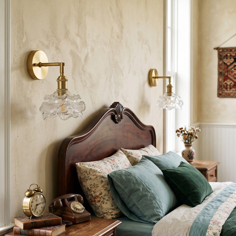 Brette Sculptured Glass Sconce