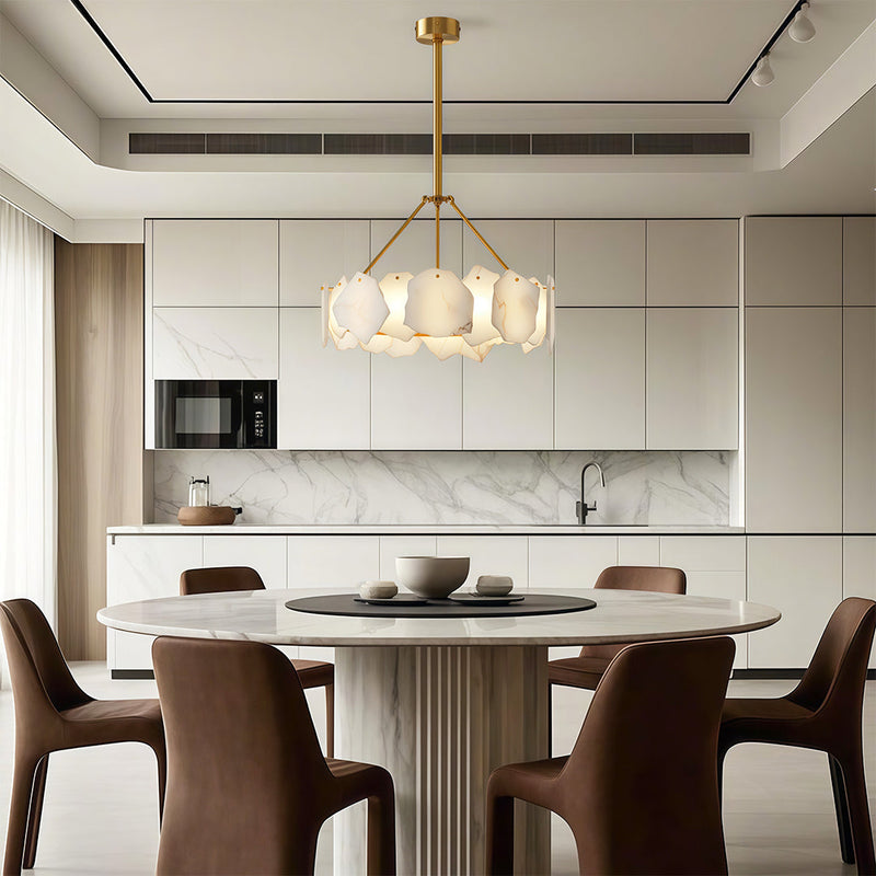 Burton Alabaster Chandelier