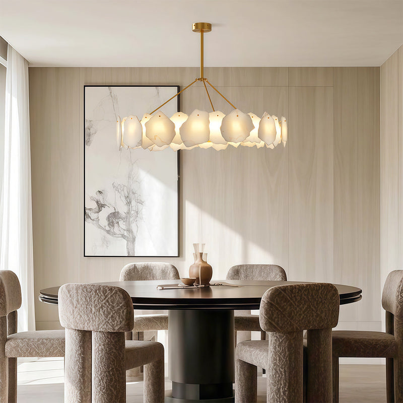 Burton Alabaster Chandelier