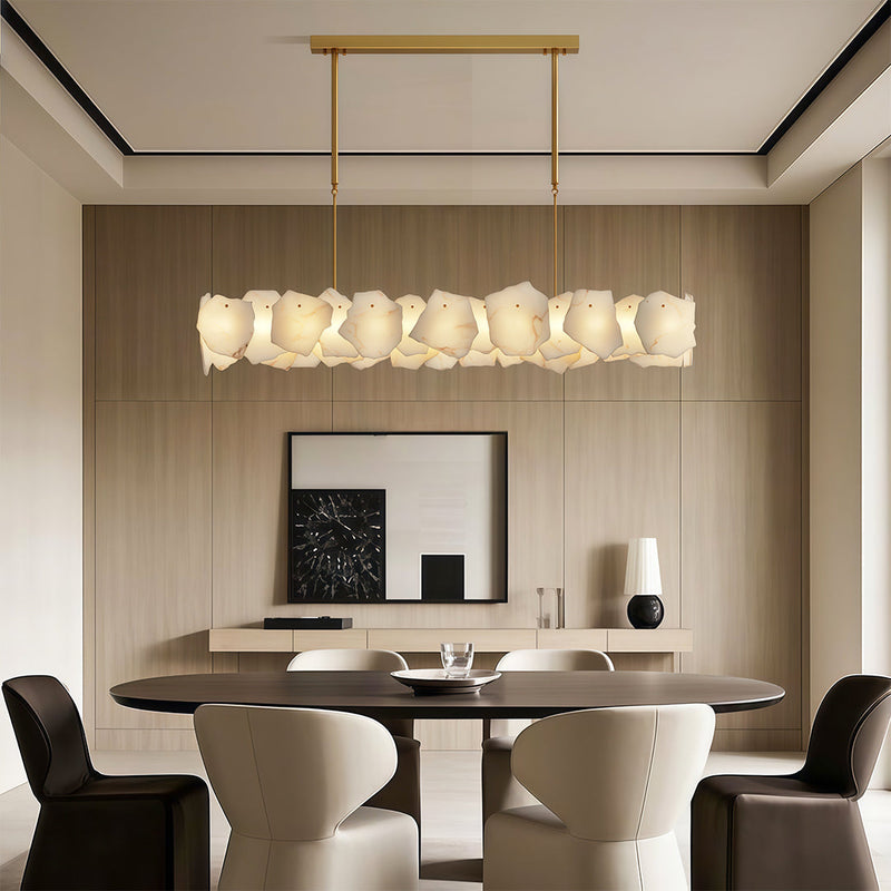 Burton Alabaster Chandelier