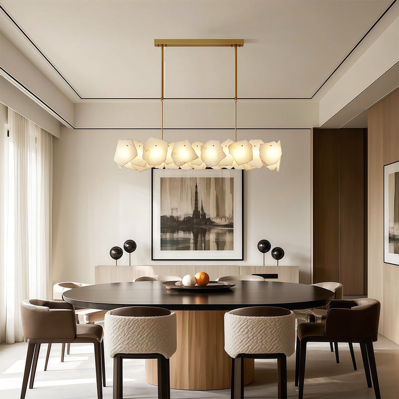 Burton Alabaster Chandelier
