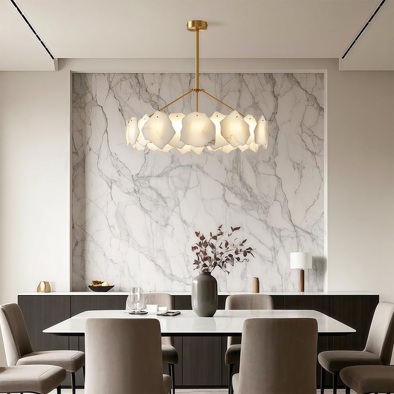 Burton Alabaster Chandelier
