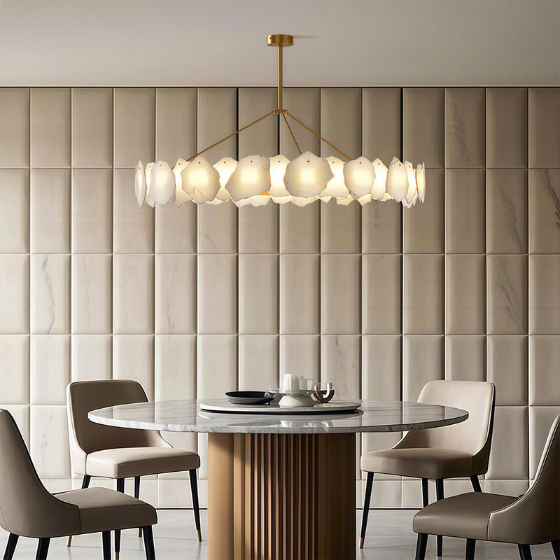 Burton Alabaster Chandelier