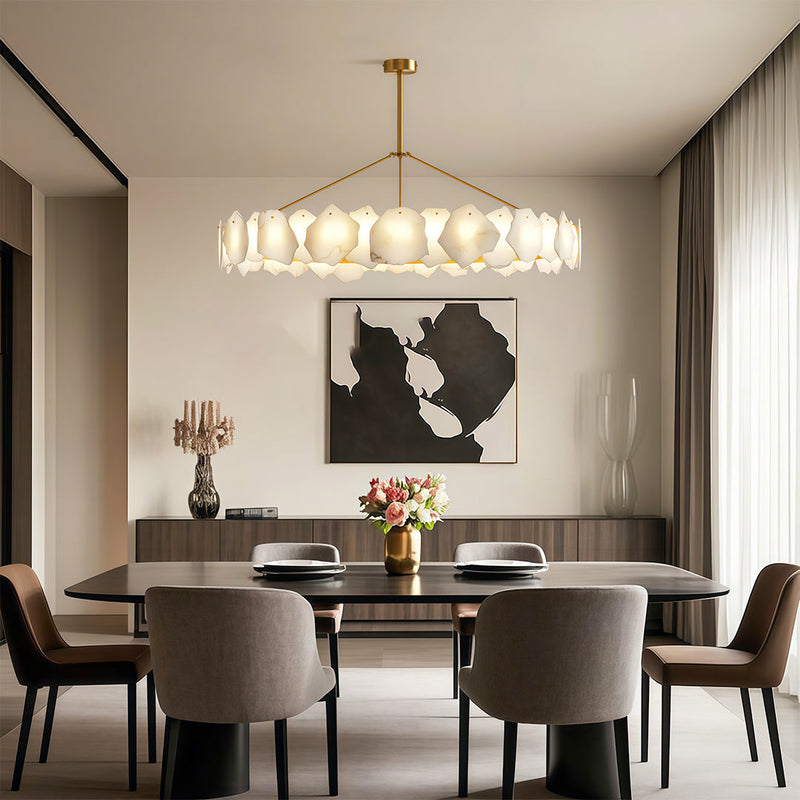 Burton Alabaster Chandelier