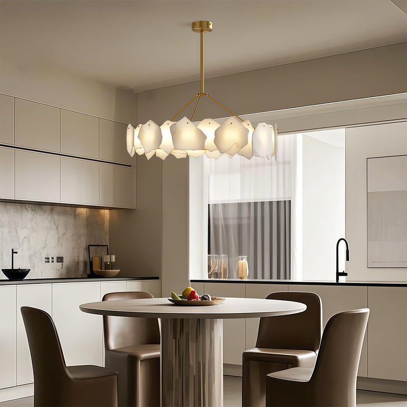 Burton Alabaster Chandelier