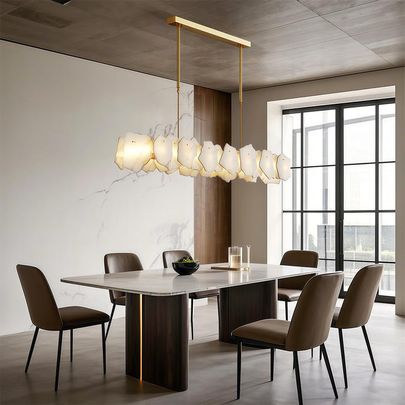 Burton Alabaster Chandelier