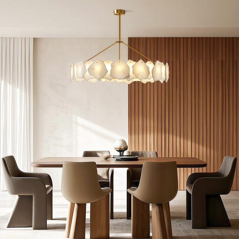 Burton Alabaster Chandelier