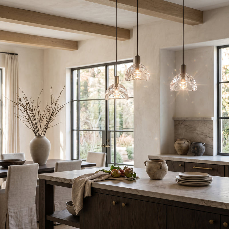 Calder Asymmetric Crystal Pendant Lamp