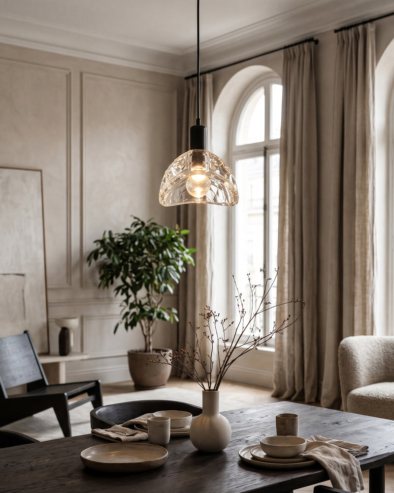 Calder Asymmetric Crystal Pendant Lamp