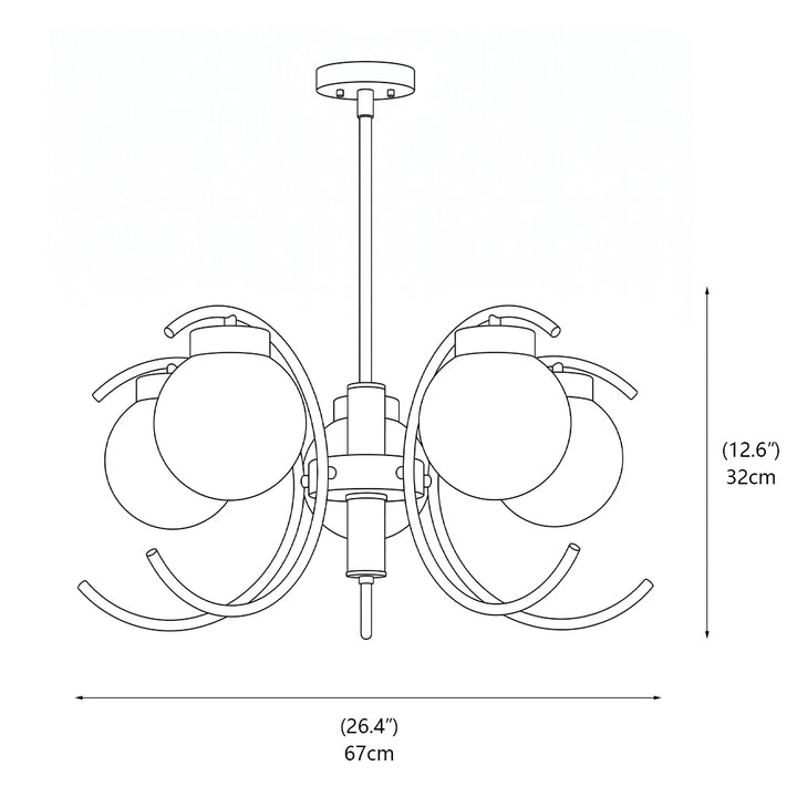 Gino Alabaster Chandelier