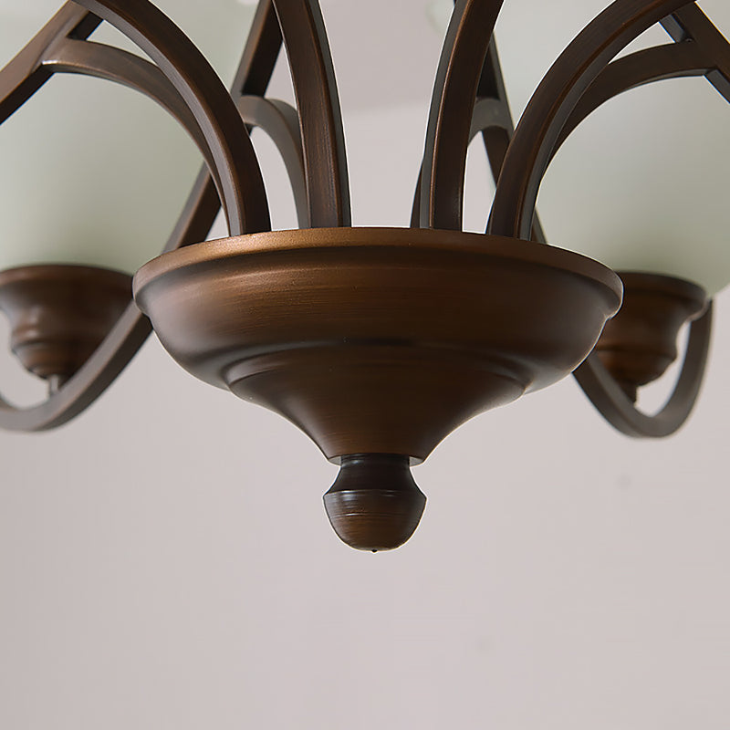 Calla Lily Scroll Chandelier