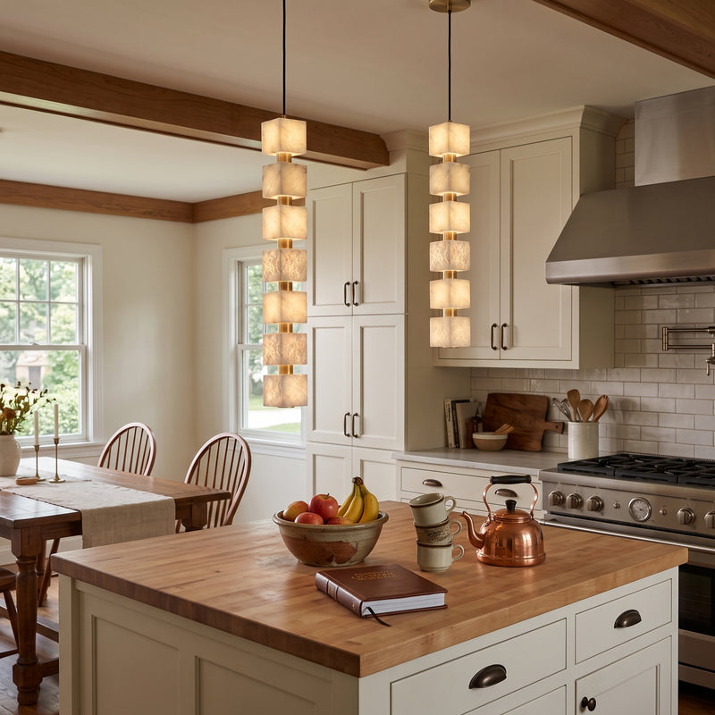 Callan Alabaster Column Pendant lamp