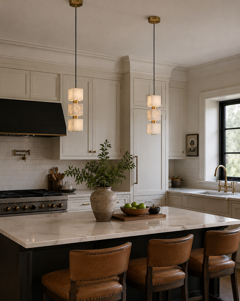 Callan Alabaster Column Pendant lamp