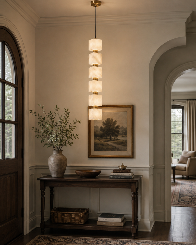 Callan Alabaster Column Pendant lamp