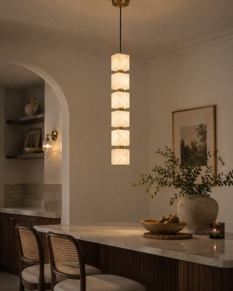 Callan Alabaster Column Pendant lamp