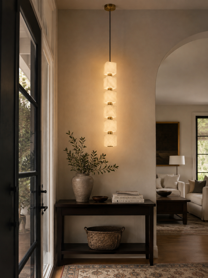 Callan Alabaster Column Pendant lamp