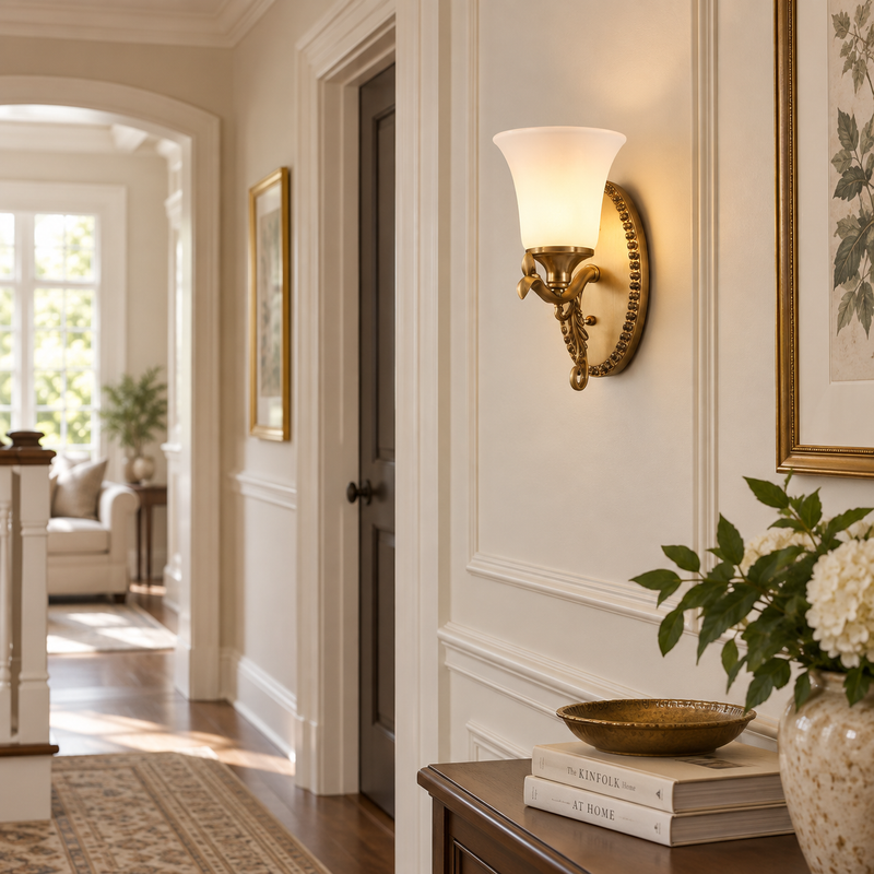 Calloway Classical Brass Sconce