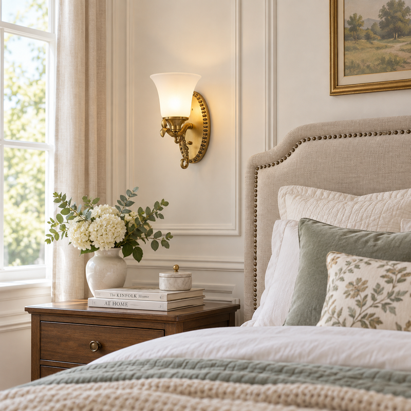 Calloway Classical Brass Sconce