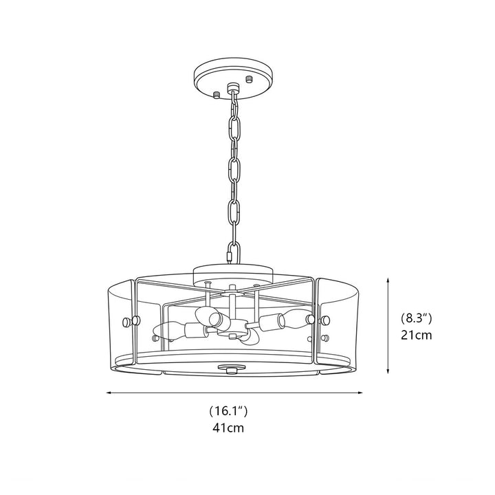 Calloway Glass Chandelier