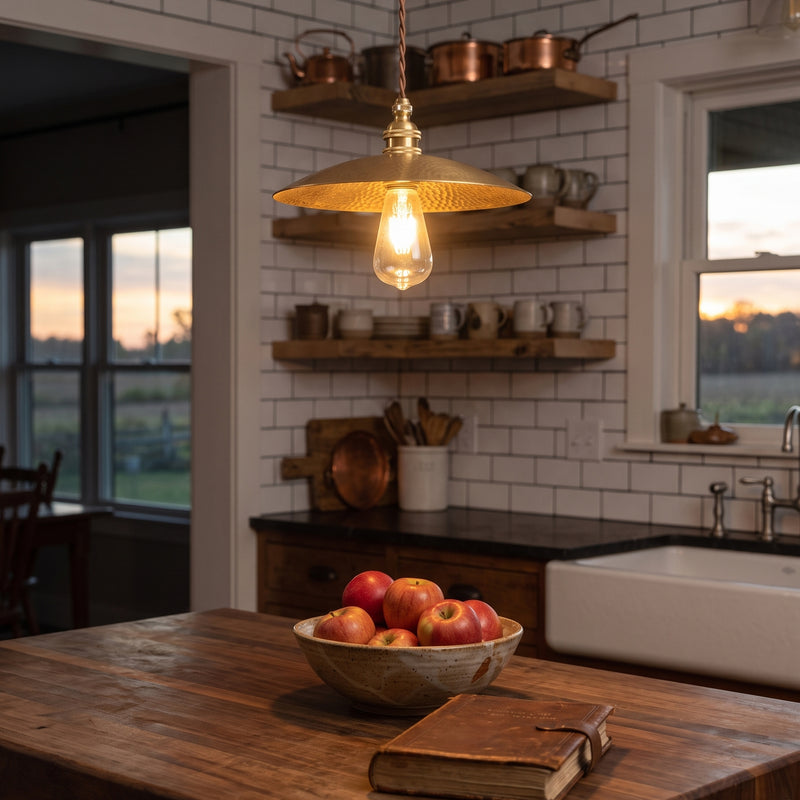 Callum Brass Pendant Lamp